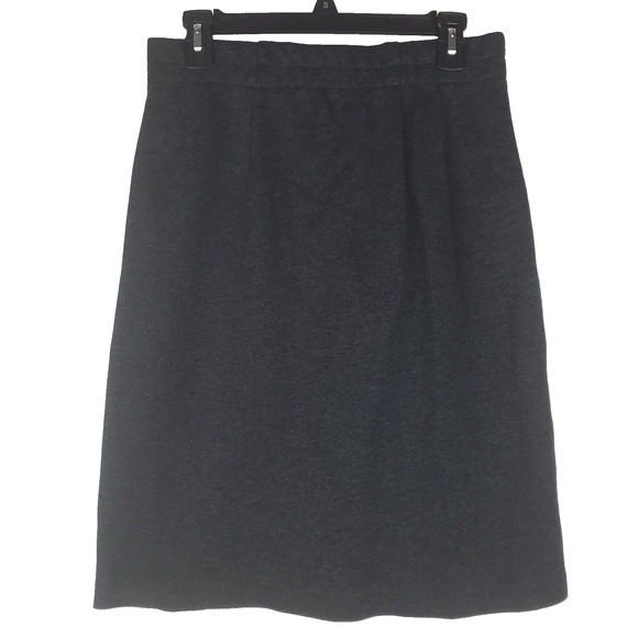 Vintage Joseph Ribkoff Creations Straight Pencil Skirt Gray Made In Canada Sz 12 - Picture 1 of 7